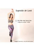 CALÇA NIKE LEGGING FAST FEMININA - Chumbo/rosa