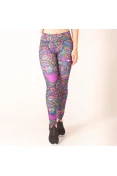 CALÇA NIKE LEGGING FAST FEMININA - Chumbo/rosa