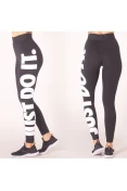 CALÇA NIKE LEGGING NSW LEG-A-SEE JDI FEMININA - Preto/branco