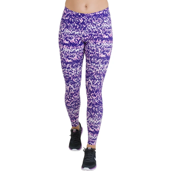 CALÇA NIKE LEGGING-SEE-AOP-2 FEMININA - Roxo/branco CALÇA NIKE LEGGING-SEE-AOP-2 FEMININA - Roxo/branco