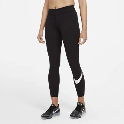 CALÇA NIKE NSW ESSNTL GX MR SWSH FEMININA - Preto