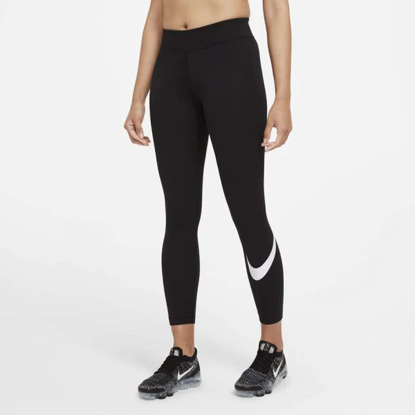 CALÇA NIKE NSW ESSNTL GX MR SWSH FEMININA - Preto