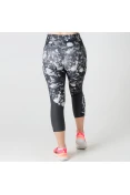 CALÇA NIKE POWER CAPRI FEMININA - Chumbo/branco