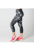 CALÇA NIKE POWER CAPRI FEMININA - Chumbo/branco