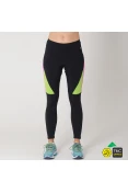 CALÇA POKER CICLISTA LYCRA ACOLCHOADA FEMININA - Preto/pink
