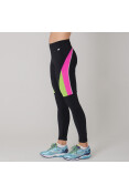 CALÇA POKER CICLISTA LYCRA ACOLCHOADA FEMININA - Preto/pink