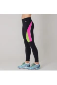CALÇA POKER CICLISTA LYCRA ACOLCHOADA FEMININA - Preto/pink