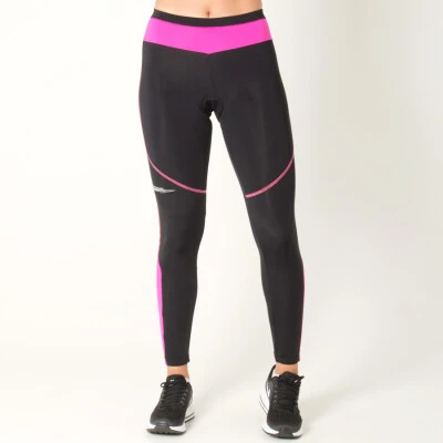 CALÇA POKER CICLISTA LYCRA ACOLCHOADA NITRO FEMININA - Preto/pink