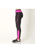 CALÇA POKER CICLISTA LYCRA ACOLCHOADA NITRO FEMININA - Preto/pink