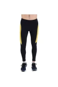 CALÇA POKER CICLISTA LYCRA ACOLCHOADA SPEED 3 MASCULINA - Preto/amarelo
