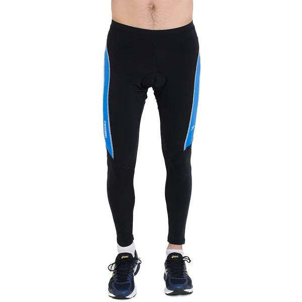 CALÇA POKER CICLISTA LYCRA ACOLCHOADA SPEED 3 MASCULINA - Preto/azul