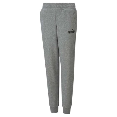 CALÇA PUMA ESSENTIALS LOGO INFANTIL - Cinza