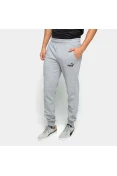 CALÇA PUMA MOLETOM ESSENTIALS LOGO MASCULINA - Cinza CALÇA PUMA MOLETOM ESSENTIALS LOGO MASCULINA - Cinza