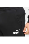 CALÇA PUMA MOLETOM ESSENTIALS LOGO MASCULINA - Preto CALÇA PUMA MOLETOM ESSENTIALS LOGO MASCULINA - Preto