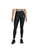 CALCA UNDER ARMOUR LEGGING HEATGEAR RIB FEMININO - Preto
