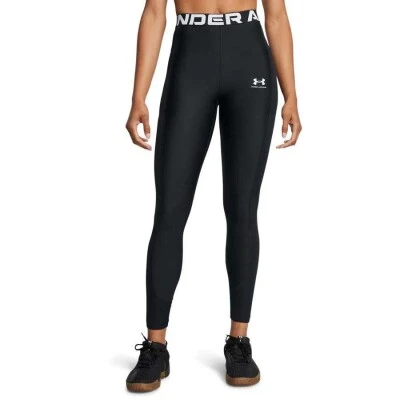 CALCA UNDER ARMOUR LEGGING HEATGEAR RIB FEMININO - Preto