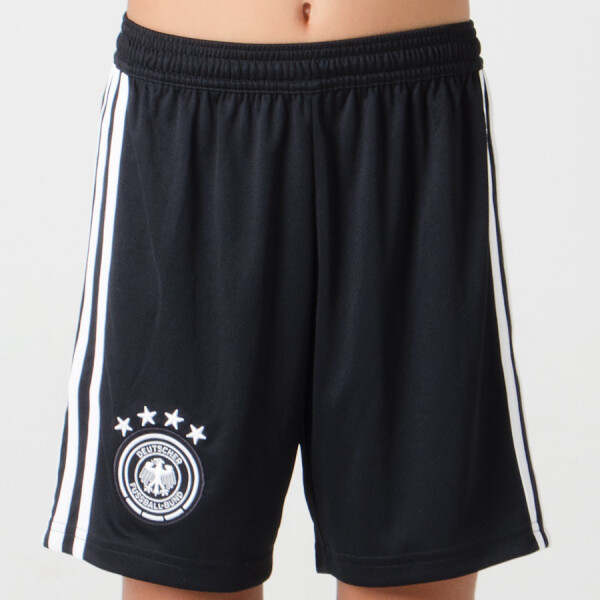 CALÇÃO ADIDAS ALEMANHA OFICIAL 1 2018 INFANTIL - Preto/branco