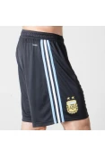 CALÇÃO ADIDAS ARGENTINA OFICIAL 1 2018 MASCULINO - Preto/azul celeste