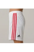 CALÇÃO ADIDAS FLAMENGO OFICIAL 1 2018 INFANTIL - Branco/vermelho