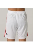 CALÇÃO ADIDAS FLAMENGO OFICIAL 1 2018 INFANTIL - Branco/vermelho