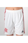 CALÇÃO ADIDAS FLAMENGO OFICIAL 1 2019 INFANTIL - Bege/vermelho
