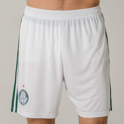 CALÇÃO ADIDAS PALMEIRAS OFICIAL 1 2018 - Branco/verde CALÇÃO ADIDAS PALMEIRAS OFICIAL 1 2018 - Branco/verde
