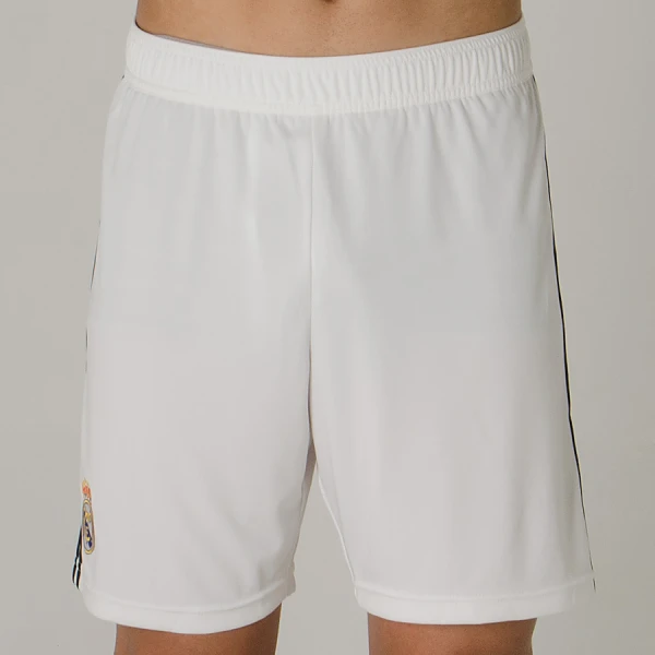 CALÇÃO ADIDAS REAL MADRID OFICIAL 1 2018/19 - Branco/preto