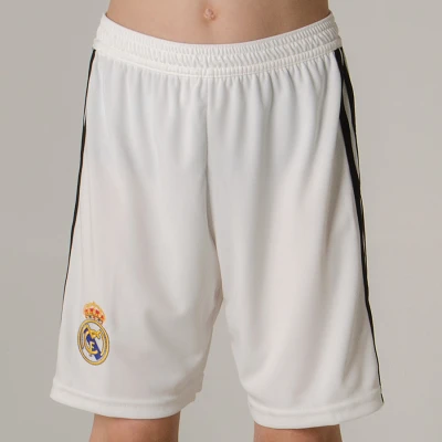 CALÇÃO ADIDAS REAL MADRID OFICIAL 1 2018 INFANTIL - Branco