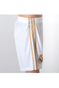 CALÇÃO ADIDAS REAL MADRID OFICIAL 1 2019/20 INFANTIL - Branco/dourado