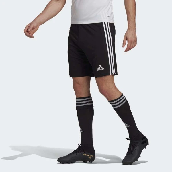 CALÇÃO ADIDAS SQUADRA 21 MASCULINO - Preto/branco CALÇÃO ADIDAS SQUADRA 21 MASCULINO - Preto/branco