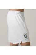 CALÇÃO NIKE BRASIL OFICIAL 2 2018 MASCULINO - Branco CALÇÃO NIKE BRASIL OFICIAL 2 2018 MASCULINO - Branco