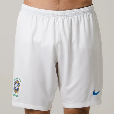 CALÇÃO NIKE BRASIL OFICIAL 2 2018 MASCULINO - Branco