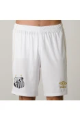 CALÇÃO UMBRO SANTOS OFICIAL 1 2018 - Branco