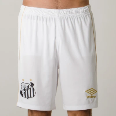CALÇÃO UMBRO SANTOS OFICIAL 1 2018 - Branco