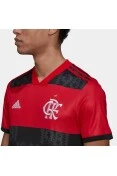 CAMISA 1 CR FLAMENGO 2021 ADIDAS MASCULINA - Vermelho/preto CAMISA 1 CR FLAMENGO 2021 ADIDAS MASCULINA - Vermelho/preto