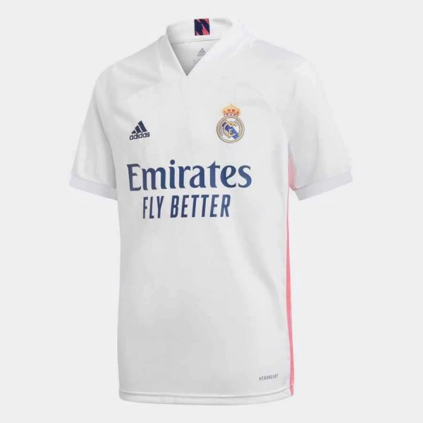 CAMISA 1 REAL MADRID 20/21 ADIDAS INFANTIL - Branco/marinho CAMISA 1 REAL MADRID 20/21 ADIDAS INFANTIL - Branco/marinho