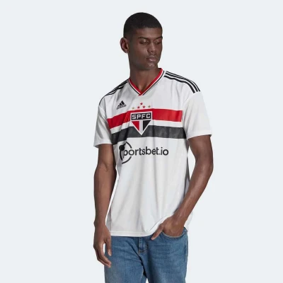 CAMISA 1 SÃO PAULO FC 22 ADIDAS MASCULINA - Branco CAMISA 1 SÃO PAULO FC 22 ADIDAS MASCULINA - Branco