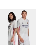 CAMISA 1 TORCEDOR REAL MADRID 20/21 ADIDAS UNISSEX - Branco/marinho CAMISA 1 TORCEDOR REAL MADRID 20/21 ADIDAS UNISSEX - Branco/marinho