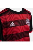 CAMISA ADIDAS 1 CR FLAMENGO 22/23 INFANTIL - Vermelho/preto