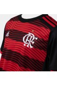 CAMISA ADIDAS 1 CR FLAMENGO 22/23 INFANTIL - Vermelho/preto