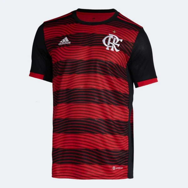 CAMISA ADIDAS 1 CR FLAMENGO 22/23 MASCULINA - Vermelho/preto CAMISA ADIDAS 1 CR FLAMENGO 22/23 MASCULINA - Vermelho/preto
