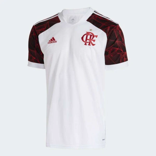 CAMISA ADIDAS 2 CR FLAMENGO 21 MASCULINA - Branco/vermelho CAMISA ADIDAS 2 CR FLAMENGO 21 MASCULINA - Branco/vermelho