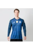 CAMISA ADIDAS ALEMANHA GOLEIRO OFICIAL 2018 SEM NÚMERO - Marinho/azul CAMISA ADIDAS ALEMANHA GOLEIRO OFICIAL 2018 SEM NÚMERO - Marinho/azul