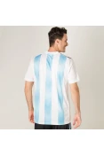 CAMISA ADIDAS ARGENTINA OFICIAL 1 2018 SEM NÚMERO - Branco/azul celeste CAMISA ADIDAS ARGENTINA OFICIAL 1 2018 SEM NÚMERO - Branco/azul celeste