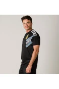 CAMISA ADIDAS ARGENTINA OFICIAL 2 2018 SEM NÚMERO - Preto/branco CAMISA ADIDAS ARGENTINA OFICIAL 2 2018 SEM NÚMERO - Preto/branco