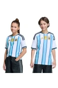 CAMISA ADIDAS ARGENTINA OFICIAL I 2026 INFANTIL - Branco/azul