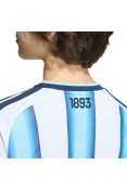 CAMISA ADIDAS ARGENTINA OFICIAL I 2026 INFANTIL - Branco/azul