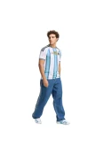 CAMISA ADIDAS ARGENTINA OFICIAL I MASCULINA - Branco/azul CAMISA ADIDAS ARGENTINA OFICIAL I MASCULINA - Branco/azul