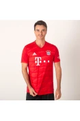 CAMISA ADIDAS BAYERN DE MUNIQUE OFICIAL 1 2019/20 SEM NÚMERO - Vermelho/branco CAMISA ADIDAS BAYERN DE MUNIQUE OFICIAL 1 2019/20 SEM NÚMERO - Vermelho/branco