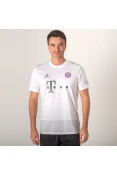 CAMISA ADIDAS BAYERN DE MUNIQUE OFICIAL 2 2019/20 SEM NÚMERO - Branco/grafite CAMISA ADIDAS BAYERN DE MUNIQUE OFICIAL 2 2019/20 SEM NÚMERO - Branco/grafite